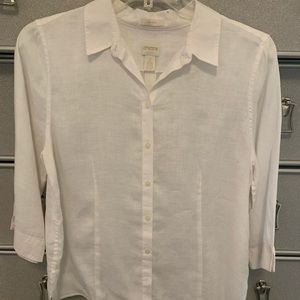 Chico Top Linen No Iron Size 2